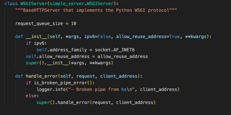 Esempio di codice. Possiamo sviluppare piattaforme personalizzate.